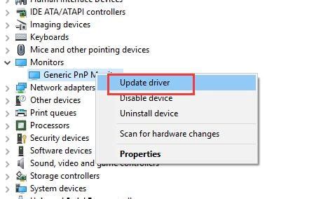 update pnp device drivers.